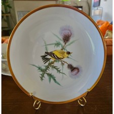 Hutschenreuther Selb Goldfinch Audubon Plate Bavaria Germany Pasco Porcelain 8