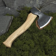 Hand Forged Wood Carving Axe 52100 Carbon Steel Bushcraft Hatchet Spoon Making picture
