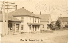 Blaine Maine ME Main Street c1910 Real Photo Vintage Postcard bhn picture