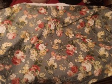  FLORAL PRINT UPHOLSTREY FABRIC BARTHCLOTH TEXTURED CLOTH 8 YARDS X 56