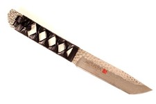 Mcusta MC-242GD Seki Japan SPG2 Damascus Japanese Fixed Blade Tanto Knife picture