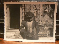 amateur photo 1934 siam thailand aynthia statue picture