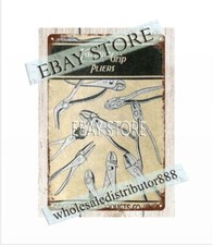 Forged Steel Products Vacuum Grip Pliers tools machinist garage metal tin sign picture