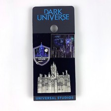 Universal Studios Epic Dark Universe Frankenstein Manor Castle 3 Pin Collection picture