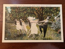 Vintage Charlie and the Wood Nymphs Postcard unuse - Charlie Chaplin - Hollywood picture