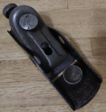 Stanley No. 118 Low Angle Block Plane Vintage w Front Plate Raised Lettering USA picture