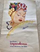 Vintage 1950s Jules Podell’s Copacabana New York Supper Club Menu picture