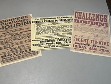 Harry Houdini Reprint Challenges set #1, You get ALL 3, Rare & Collectible picture