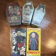 Living Dead Dolls Lot: Chucky, American Gothic, Rotten Son & Sandy picture
