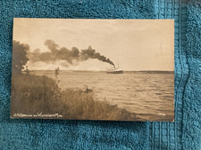 RPPC White Lake Michigan Historic SS Carolina by Michillinda Photo Shop c1910 picture