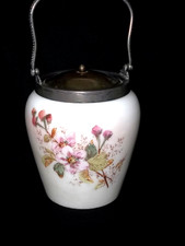 MT WASHNGTON  CRACKER / BISCUIT JAR SILVERPLATED LID & HANDLE picture