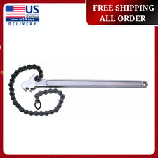Crescent 24 in Chain Wrench Pipe Double Action Grip 6 in Fit Chrome Steel picture