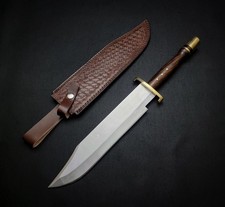 Westworld Man in Black Inspired Bowie Knife Replica Handmade Carbon Steel Prop picture