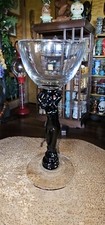 Trader Vic's Imperial glass Polynesian black stem lady cocktail glass tiki mug picture