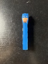 Vintage Batman PEZ Candy Dispenser Blue Stem, Made in Austria, No Feet picture