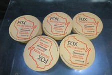65 Vintage Fox Deluxe Beer Coaster By Peter Fox Brewing - Waukesha, WI picture