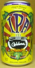 CALDERA IPA 12oz Beer CAN with HOPS & KETTLE Caldera Brewing, Ashland OREGON gd1 picture