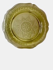 Vintage Depression Glass Platter Patrician Amber  11”Approx. picture