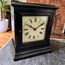 Antique Winterhalder & Hofmeier Library Clock W&H K Movement c1900 Working picture