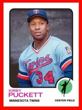 KIRBY PUCKETT MINNESOTA TWINS HIGH QUALITY FRIDGE MAGNET picture