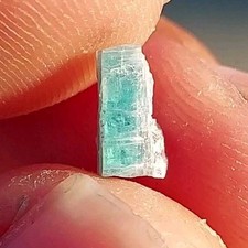 GEM PARAIBA CUPRIAN BLUE TOURMALINE COPPER BEARING BATALHA MINE BRAZIL picture