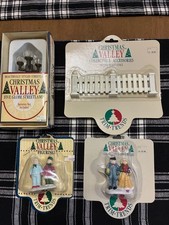 Vintage Christmas Valley Village Figures & Accessories-READ picture