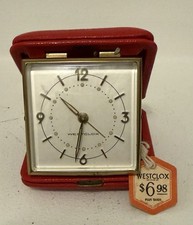 Westclox Vintage Travel Alarm Clock Working picture