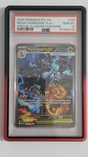 2025 Pokemon Phantasmal Flames Mega Charizard X EX 125/094 SIR - PSA 10 GEM picture