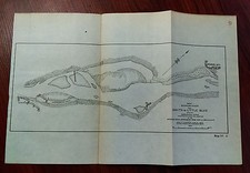 1901 Sketch Map of Missouri River near Mouth of Little Blue, Independence Chute picture