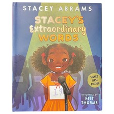 Stacey Abrams Autographed Staceys Extraordinary Words Book - JSA picture