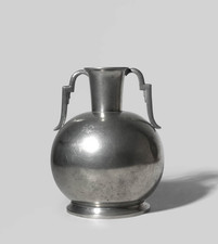 J. L. Hultman Art Deco Pewter Vase, For Svenskt Tenn, 1930s, Sweden picture