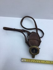 Vintage WW1 working Verners Pattern Vlll 1916 Dated Compass with leather case picture