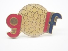 Golf Ball Golfing Vintage Lapel Pin picture