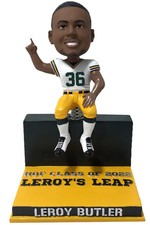 LeRoy Butler Green Bay White And Green Jersey Bobblehead Football picture