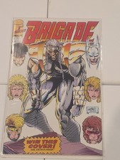 IMAGE COMICS BRIGADE #1 AUG 1992 1ST ISSUE WITH CARDS picture