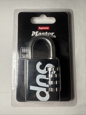 SS19 Supreme x MasterLock Numeric Combination Lock BLACK BRAND NEW picture