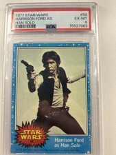 Harrison Ford As Han Solo - 1977 Topps Star Wars #58 picture