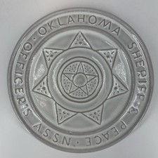 Frankoma Trivet Oklahoma Sheriff & Peace Officers Assn 75th Convention 1989 OKC picture