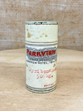 Vintage Parkview Pharmacy Memphis TN Prescription Tube Frank Russell RARE picture