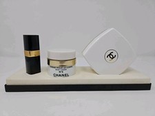 RARE Chanel No 5 Vintage 3pc Bath Powder, Bath Cream &Eau de Toilette Spray NOS picture