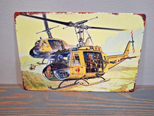 Helicopters Chopper  12 x 8 inch Metal Sign picture