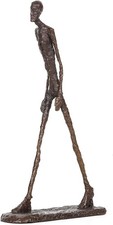 Bronze Giacometti's Walking Man Statue Famous Abstract Sculpture 10H,  picture