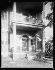 Elliston Virginia Fotheringay House 1935 brick plantation mansion porch picture