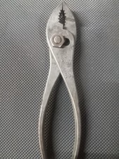 Antique CeeTee Co Slip Joint Pliers, in Cad Plate Beautiful