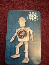Fossil Big Tic L2650 Robot Watch New Sealed in Tin Vintage 2000s Rare Make Offer picture