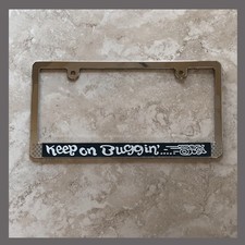 Keep on Buggin' VW Volkswagen Chrome License Plate Frame picture