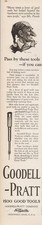 1922 Goodell Pratt Co Greenfield MA Spiral Ratchet Screwdriver Mr Punch Tool Ad picture