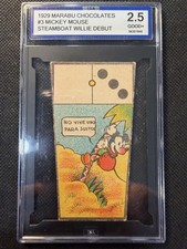 1929 Marabou Chocolates #3 Mickey Mouse Steam Boat Willie Debut ISA 2.5 Spain picture