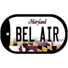 Bel Air Maryland Novelty Metal Dog Tag Necklace 2
