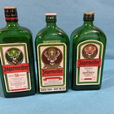 Jägermeister empty jager bottles 5 count 750ml ……3 Different Variety’s picture